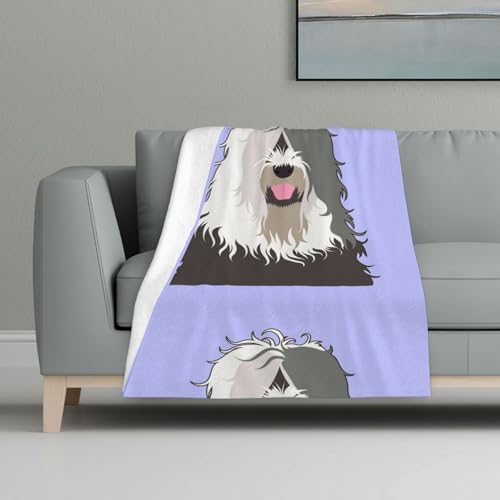 Bobtail,Decke, warme Anti-Pilling-Flanell-Plüsch-Überwurfdecke, 81 x 122 cm Bobtail,Decke, warme Anti-Pilling-Flanell-Plüsch-Überwurfdecke, 81 x 122 cm von InOmak