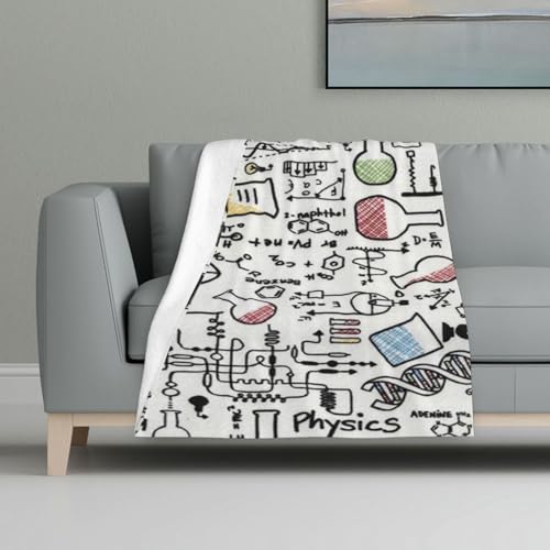 Chemie-Experimente Wissenschaft Wissenschaftliche Experimente,Decke, warme Anti-Pilling-Flanell-Plüsch-Überwurfdecke, 81 x 122 cm Chemie-Experimente Wissenschaft Wissenschaftliche Experimente,Decke, warme Anti-Pilling-Flanell-Plüsch-Überwurfdecke, 81 x 122 cm von InOmak