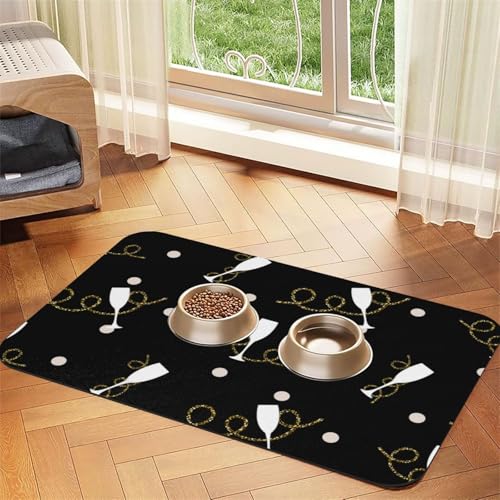 Gilter Rotweinglas,Futtermatte für Haustiere, Tischsets aus PU-Leder für Katzen und Hunde,40x60cm Gilter Rotweinglas,Futtermatte für Haustiere, Tischsets aus PU-Leder für Katzen und Hunde,40x60cm von InOmak