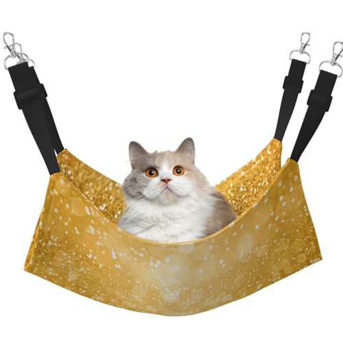 InOmak Bilder von Glitzer, Katzenhängematte, weiches, doppelseitiges Hängebett für kleine Hunde und Haustiere,L InOmak Bilder von Glitzer, Katzenhängematte, weiches, doppelseitiges Hängebett für kleine Hunde und Haustiere,L von InOmak