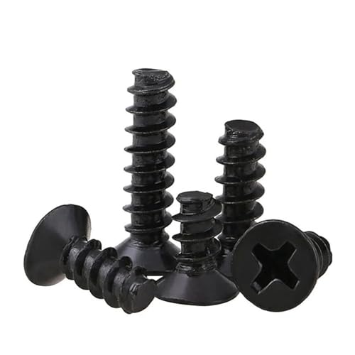 Kreuzschlitzschraube M1-M5 Senkkopf-Blechschraube, 100 Stück, M2X4mm Kreuzschlitzschraube M1-M5 Senkkopf-Blechschraube, 100 Stück, M2X4mm von InOmak