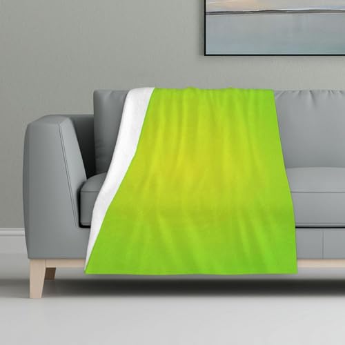 Limettengrün,Decke, warme Anti-Pilling-Flanell-Plüsch-Überwurfdecke, 81 x 122 cm Limettengrün,Decke, warme Anti-Pilling-Flanell-Plüsch-Überwurfdecke, 81 x 122 cm von InOmak