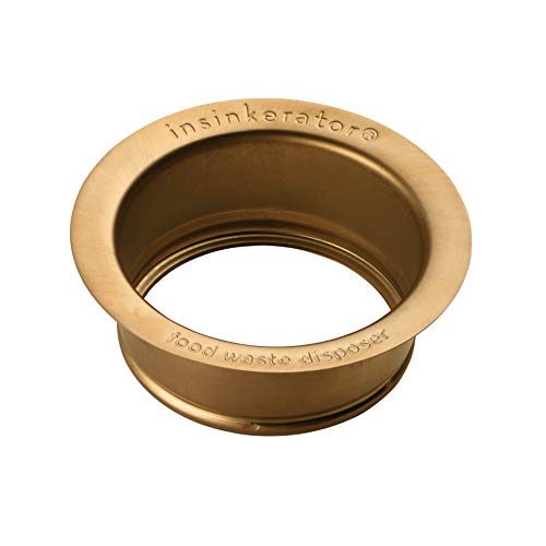 InSinkErator FLG-BB Garbage Disposal Sink Flange, 3 1/2 Inch Diameter Standard Kitchen Drain Size Spülenflansch, Gebürstete Bronze von InSinkErator