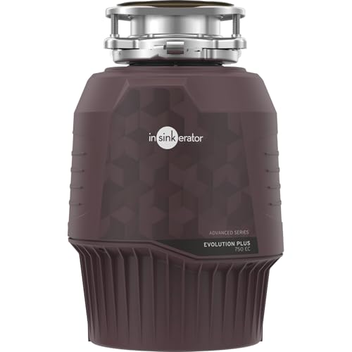 Insinkerator Evolution Plus 750 EC Küchenabfallzerkleinerer - Küchenabfallentsorger mit 0,75 PS starkem Induktionsmotor mit Luftschalter von InSinkErator