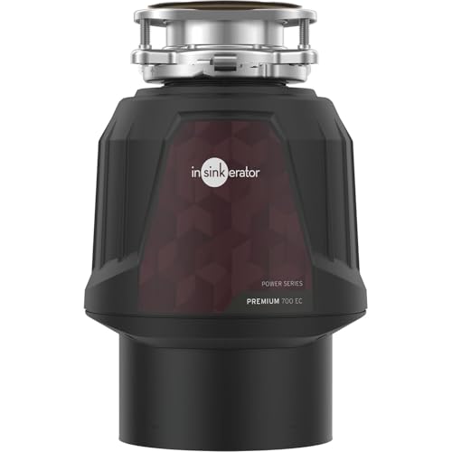 Insinkerator Premium 700 EC Küchenabfallzerkleinerer - Küchenabfallentsorger mit 0,75 PS starkem Induktionsmotor & Luftschalter von InSinkErator