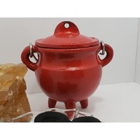 Roter Gusseisen Kessel - 3-Beiniges Ritual Weihrauchbrenner Roter Gusseisen Kessel - 3-Beiniges Ritual Weihrauchbrenner von InSpyritMetaphysical