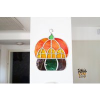 Wanddekoration Aus Glas, Kürbis-Feenhaus, Halloween-Kürbis-Dekor Wanddekoration Aus Glas, Kürbis-Feenhaus, Halloween-Kürbis-Dekor von InStudio999Glass