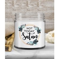 Not Today Satan - Lustige Kerze Geschenk von InStyleConnection