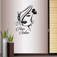 In-Style Abziehbilder Wand Vinyl Aufkleber Home Decor Kunst Friseur Salon Logo Mädchen Mit Stilvollen Haar Schere Frisur Design 1754 In-Style Abziehbilder Wand Vinyl Aufkleber Home Decor Kunst Friseur Salon Logo Mädchen Mit Stilvollen Haar Schere Frisur Design 1754 von InStyleDecals