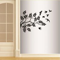 In-Style Abziehbilder Wand Vinyl Aufkleber Wohnkultur Kunst Fliegen Vögel Ast Abnehmbare Stilvolle Wandbild Einzigartiges Design Für Jeden Raum 258 von InStyleDecals