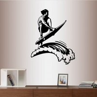 In-Style Abziehbilder Wand Vinyl Aufkleber Wohnkultur Kunst Surfen Surfer Kerl Mann Wellen Extreme Ozean Strand Zimmer Abnehmbare Wandbild Design 274 In-Style Abziehbilder Wand Vinyl Aufkleber Wohnkultur Kunst Surfen Surfer Kerl Mann Wellen Extreme Ozean Strand Zimmer Abnehmbare Wandbild Design 274 von InStyleDecals