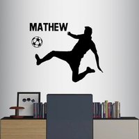 In-Style Aufkleber Wand Vinyl Wohnkultur Fußballspieler Kicking Ball Benutzerdefinierter Name Junge Kinderzimmer Abnehmbare Stilvolle Wandgestaltung In-Style Aufkleber Wand Vinyl Wohnkultur Fußballspieler Kicking Ball Benutzerdefinierter Name Junge Kinderzimmer Abnehmbare Stilvolle Wandgestaltung von InStyleDecals