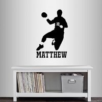 In-Style Decals Wand Vinyl Aufkleber Home Decor Art Sticker Custom Name Boy Man Handball Spieler Sport Sportler Teen Room Wandbild Design 223 In-Style Decals Wand Vinyl Aufkleber Home Decor Art Sticker Custom Name Boy Man Handball Spieler Sport Sportler Teen Room Wandbild Design 223 von InStyleDecals