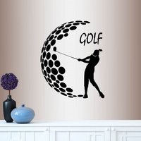 In-Style Decals Wand Vinyl Aufkleber Home Decor Art Sticker Silhouette Golf Wort Golfspieler Mädchen Frau Golfer Sportler Raum Wandbild 350 In-Style Decals Wand Vinyl Aufkleber Home Decor Art Sticker Silhouette Golf Wort Golfspieler Mädchen Frau Golfer Sportler Raum Wandbild 350 von InStyleDecals