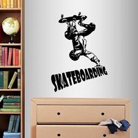 In-Style Decals Wand Vinyl Aufkleber Home Decor Art Sticker Skateboard Skate Extreme Sports Trick Man Boy Room Removable Wandbild Design 39 In-Style Decals Wand Vinyl Aufkleber Home Decor Art Sticker Skateboard Skate Extreme Sports Trick Man Boy Room Removable Wandbild Design 39 von InStyleDecals