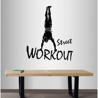 In-Style Decals Wand Vinyl Aufkleber Wohnkultur Kunst Street Workout Starker Mann Junge Gym Fitness Sport Athlet Abnehmbare Wandbild Design 54 In-Style Decals Wand Vinyl Aufkleber Wohnkultur Kunst Street Workout Starker Mann Junge Gym Fitness Sport Athlet Abnehmbare Wandbild Design 54 von InStyleDecals