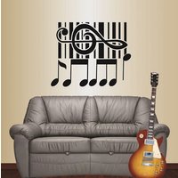 In-style Aufkleber Wand Vinyl Kunst Musik Notenschlüssel Und Noten Musiker Musikzimmer Shop Abnehmbare Wandbild Einzigartiges Design 319 In-style Aufkleber Wand Vinyl Kunst Musik Notenschlüssel Und Noten Musiker Musikzimmer Shop Abnehmbare Wandbild Einzigartiges Design 319 von InStyleDecals