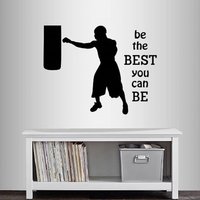 In-style Aufkleber Wand Vinyl Wohnkultur Boxer Be The Best You Can Zitat Sportler Boxen Mann Junge Sport Gym Wandbild Design 867 In-style Aufkleber Wand Vinyl Wohnkultur Boxer Be The Best You Can Zitat Sportler Boxen Mann Junge Sport Gym Wandbild Design 867 von InStyleDecals