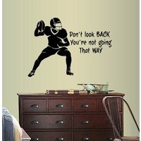 In-style Aufkleber Wand Vinyl Wohnkultur Kunst Don't Look Back You're Not Going That Way Zitat Fußballspieler Sport Design 431 In-style Aufkleber Wand Vinyl Wohnkultur Kunst Don't Look Back You're Not Going That Way Zitat Fußballspieler Sport Design 431 von InStyleDecals
