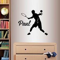 In-style Aufkleber Wand Vinyl Wohnkultur Tennisspieler Benutzerdefinierter Name Junge Mann Sport Kinderzimmer Abnehmbare Wandbild Einzigartiges In-style Aufkleber Wand Vinyl Wohnkultur Tennisspieler Benutzerdefinierter Name Junge Mann Sport Kinderzimmer Abnehmbare Wandbild Einzigartiges von InStyleDecals
