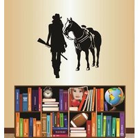 In-style Decals Wand Vinyl Aufkleber Wohnkultur Kunst Cowgirl Mit Schrotflinte Und Pferd Western Mädchen Frau Raum Wandbild Einzigartiges Design 351 In-style Decals Wand Vinyl Aufkleber Wohnkultur Kunst Cowgirl Mit Schrotflinte Und Pferd Western Mädchen Frau Raum Wandbild Einzigartiges Design 351 von InStyleDecals
