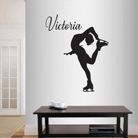 In-style Decals Wand Vinyl Aufkleber Wohnkultur Kunst Eiskunstlauf Benutzerdefinierte Name Mädchen Frau Eis Sport Zimmer Abnehmbare Wandbild Design In-style Decals Wand Vinyl Aufkleber Wohnkultur Kunst Eiskunstlauf Benutzerdefinierte Name Mädchen Frau Eis Sport Zimmer Abnehmbare Wandbild Design von InStyleDecals