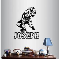 Wand Vinyl Aufkleber Wohnkultur Kunst Fußballspieler Sport 3D Benutzerdefinierte Name Junge Teenager Kinderzimmer Entfernbares Wandbild Design-2810 Wand Vinyl Aufkleber Wohnkultur Kunst Fußballspieler Sport 3D Benutzerdefinierte Name Junge Teenager Kinderzimmer Entfernbares Wandbild Design-2810 von InStyleDecals