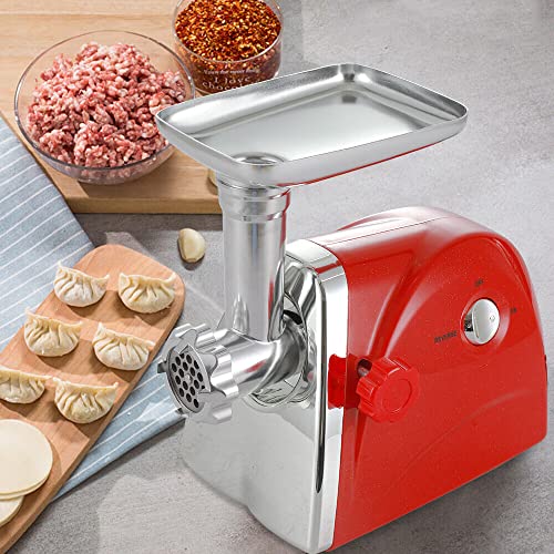 Elektrisch Fleischwolf 800W Multifunktional Wurstmaschine Edelstahl Zerkleinerer Hackfleisch Zerkleinerer Wurst Maker Wurstfüller kuttern Maschine von InSyoForeverEC