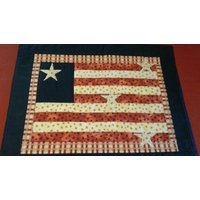 Amerika Die Schöne Dekorative Wandbehang von InTheValleyHandmade