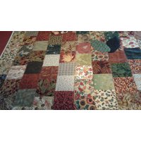Blöcke Von Herbst Blätter Wandbehang Oder Tischdeckel von InTheValleyHandmade