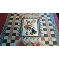 Kürbis-Boy-Wandbehang Oder Tisch Topper von InTheValleyHandmade