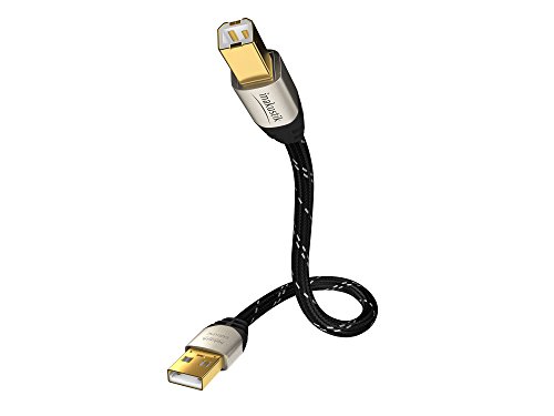 Inakustik Exzellenz High Speed USB 2.0 Kabel | USB A <> USB B | 1,5 m von Inakustik