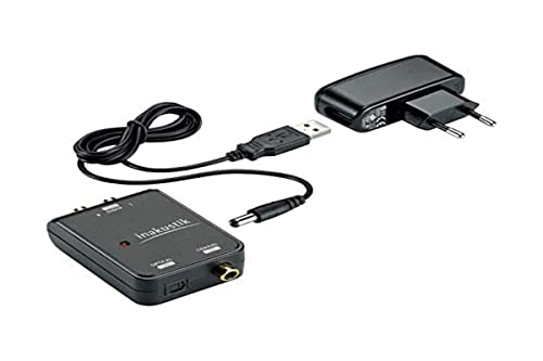 inakustik – 00315002 – Star DAC Konverter | Wandelt digitale Audiodaten in analoge Signale - Z.B. für den Anschluss des TV (Opto) an die HiFi-Anlage (Koax) | Stromversorgung über Steckernetzteil oder USB von Inakustik