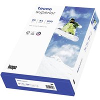 Inapa Tecno Superior 2100011538 Universal Druckerpapier Kopierpapier DIN A4 90 g/m² 500 Blatt Weiß von Inapa Tecno