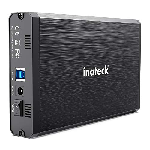 Inateck Festplattengehäuse für 3.5/2.5 Zoll HDD/SSD, SATA III Festplatten Adapter, Aluminium für optimale Wärmeabfuhr, 12V/2A Netzteil Inateck Festplattengehäuse für 3.5/2.5 Zoll HDD/SSD, SATA III Festplatten Adapter, Aluminium für optimale Wärmeabfuhr, 12V/2A Netzteil von Inateck