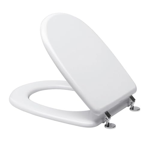 WC-Sitz Sintesi Cesame, kompatibles Modell wie Original, Scharniere aus verchromtem Metall inklusive von Inbagno