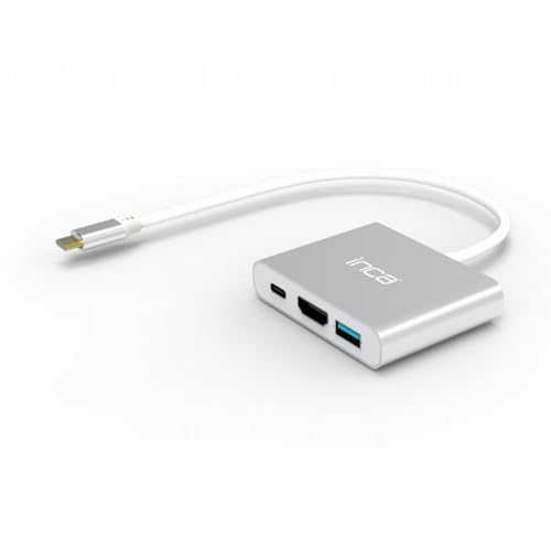 inca Type-C Hub X4 Doppel HDMI 4K@30 Hz + USB 2.0 + PD Konverter inca Type-C Hub X4 Doppel HDMI 4K@30 Hz + USB 2.0 + PD Konverter von İnca