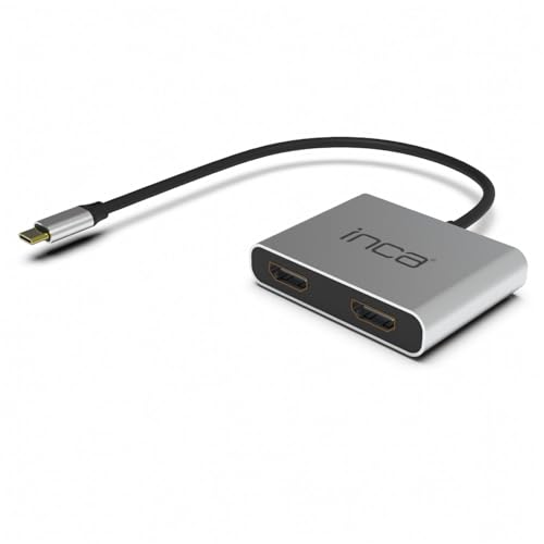 İnca ITPC-4T USB-C Hub 4-in-1 Dual HDMI 4K@30Hz Adapter mit & Power Delivery Ladeanschluss | Typ-C auf 2X HDMI, USB-A | Aluminium für Laptop, MacBook, Tablet, Monitor | Dockingstation İnca ITPC-4T USB-C Hub 4-in-1 Dual HDMI 4K@30Hz Adapter mit & Power Delivery Ladeanschluss | Typ-C auf 2X HDMI, USB-A | Aluminium für Laptop, MacBook, Tablet, Monitor | Dockingstation von İnca