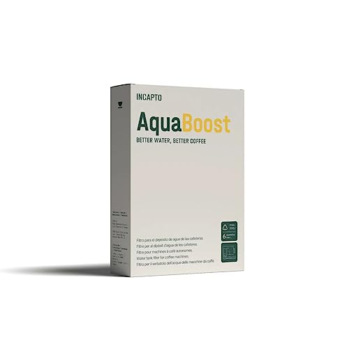 Incapto Wasserfilter für Kaffeemaschinen – AquaBoost | Wasserenthärter, reinigt und reinigt | 6 Monate Haltbarkeit, verbessert den Geschmack Ihres Kaffees und verlängert die Lebensdauer Ihrer von Incapto