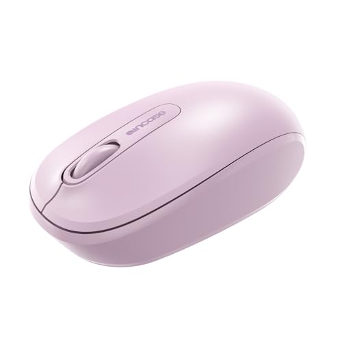 Incase Kabellose Mobile Maus 1850 - entworfen von Microsoft, kompakt, bequem, Rechts- und Linkshänder, 6 Monate Akkulaufzeit, Nano-Transceiver, funktioniert mit Mac/Windows 8/10/11 - Light Orchid von Incase