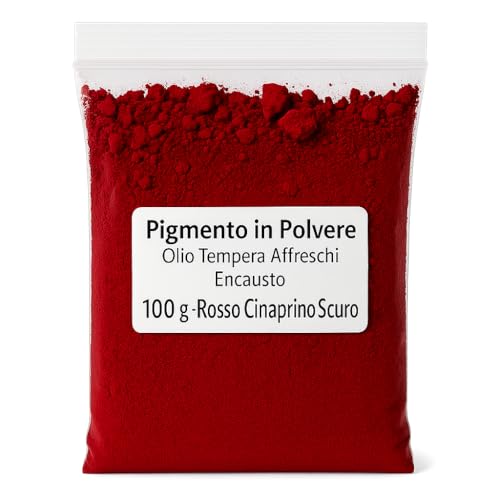 Inception Pro Infinite Pulverpigment - Öl - Tempera - Fresken - Enkaustus - Farbstoffe - Bunt - Dunkelrot - 100 g - Originelle Geschenkidee Inception Pro Infinite Pulverpigment - Öl - Tempera - Fresken - Enkaustus - Farbstoffe - Bunt - Dunkelrot - 100 g - Originelle Geschenkidee von Inception Pro Infinite
