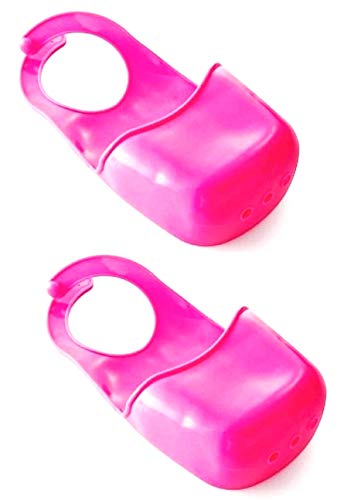Inception Pro Infinite - Schwammhalter Spüle - Küchenecke - Wandbehang - Silikon - 2 Stück - Organizer für Spülenschwämme - Fuchsia - im Fernsehen gesehen - Weihnachts - und Geburtstagsgeschenkidee von Inception Pro Infinite