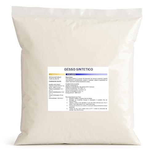Inception Pro Infinite - Synthetischer Gips - ungiftig - gießbar - hochauflösend - extrem widerstandsfähig - extra hart - Porzellaneffekt - 2 kg von Inception Pro Infinite
