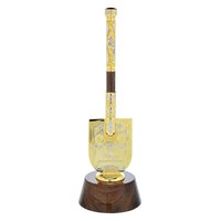 Geschenkstift "Geldschaufel" Auf Einem Ständer Gold Vip Geschenk Luxus Stift von InciGallery