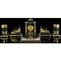 Schreibtisch Set Für Den Kopf Jade, Messing, Schwärzung, Versilberung, Vergoldung Bestes Geschenk Luxus von InciGallery