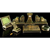 Schreibtisch Set Für The Head "Regent" Jade, Messing, Schwärzung, Versilberung, Vergoldung Bestes Geschenk Luxus von InciGallery