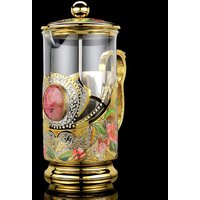 Teekanne | Französisch "Blumen" Luxus Geschenk Bestes Vip Engraved von InciGallery