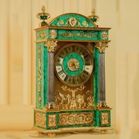 Uhr Aus Naturstein Malachit Bronze Lapislazuli Uhr ""Inspiration"" Bestes Geschenk Luxus Erstaunliches Vip ." von InciGallery