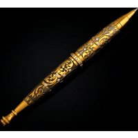 Vergoldeter Kugelschreiber Mit Strasssteinen Vip Geschenk Luxus Stift von InciGallery