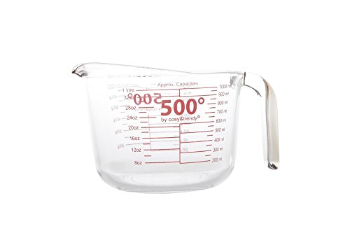 Inconnu 500 ° 516874 mit Maßeinteilung Glas transparent 1000 ml von Inconnu